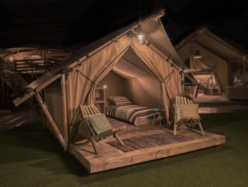 safari tent Glamping Le Prahay