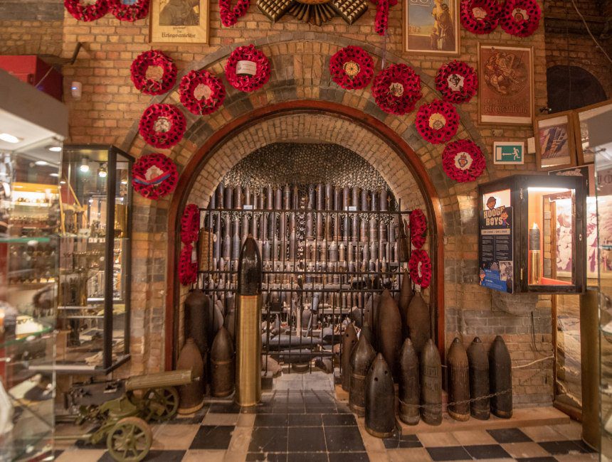munitie Hooge Crater Museum Ieper bezienswaardigheden